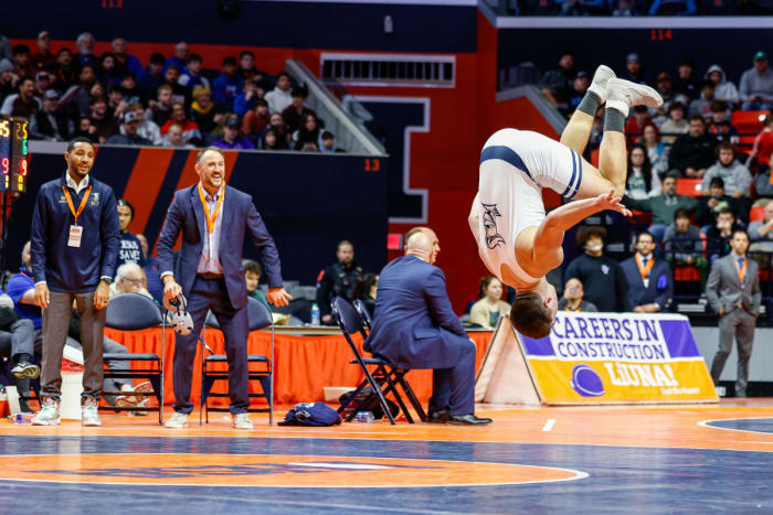 Illinois wrestling championships February 17 2024 Nate Latsch 25934